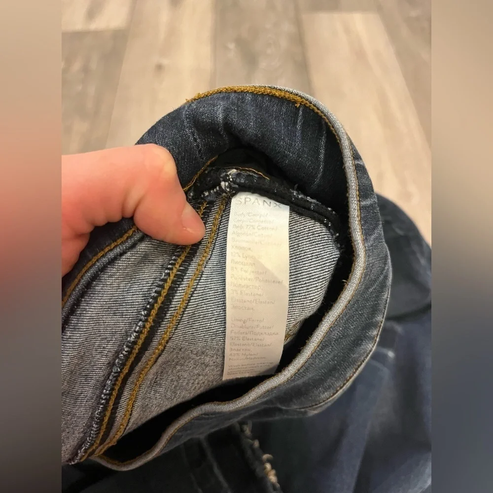 SPANX Distressed Ankle Skinny Jeans Size Medium